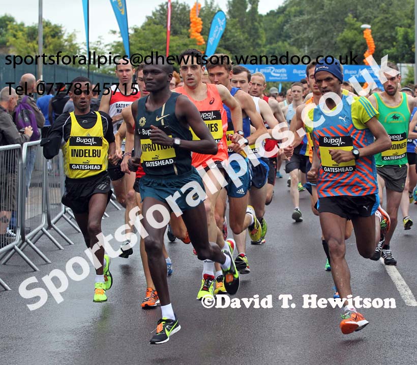 Start of the BUPA Great North 10k. Photo: David T. Hewitson/Sports for All Pics